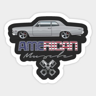 american-Silver Sticker